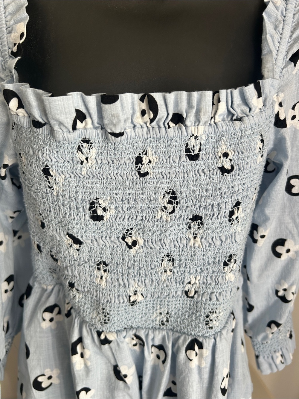 kate spade Light Blue Floral Midi Dress - Picture 4 of 7